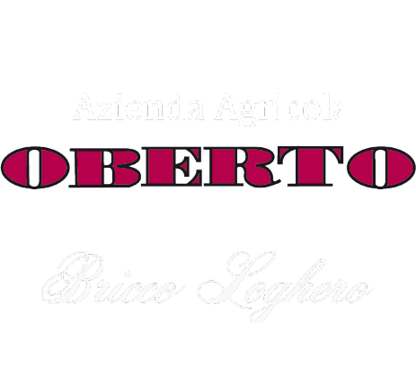 logo con scritta azienda agricola oberto bricco loghero