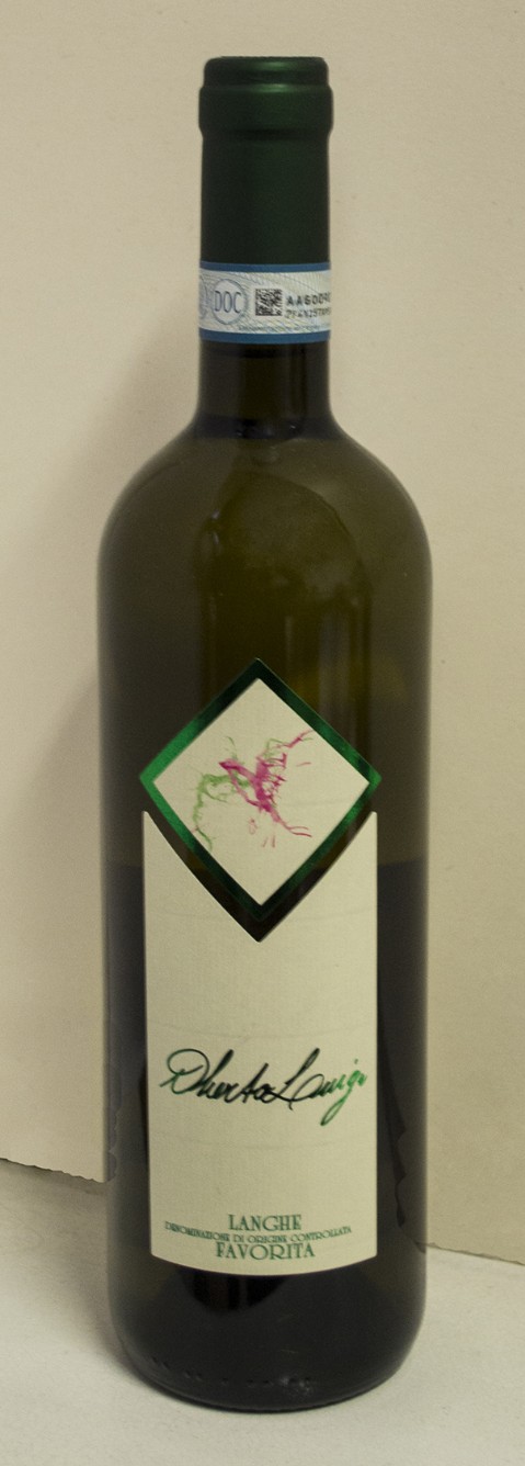 Bottiglia di Langhe doc Favorita